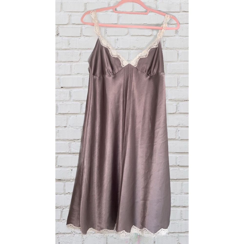 Vintage Victoria Secret Lace Satin Slip